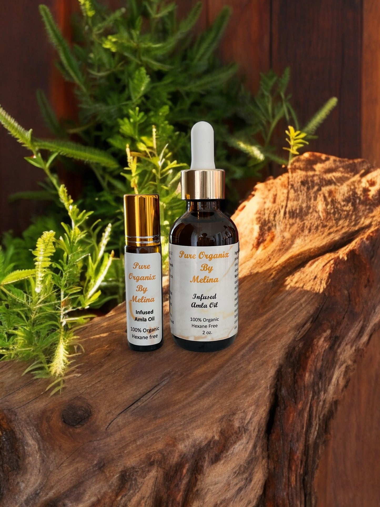 Infused Amla Oil - Dropper & Roll-on - Bundle