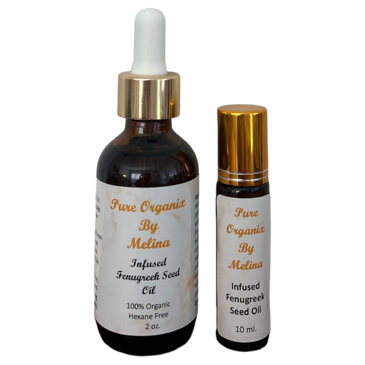 Infused Fenugreek Seed Oil – Dropper & Roll-on - Bundle